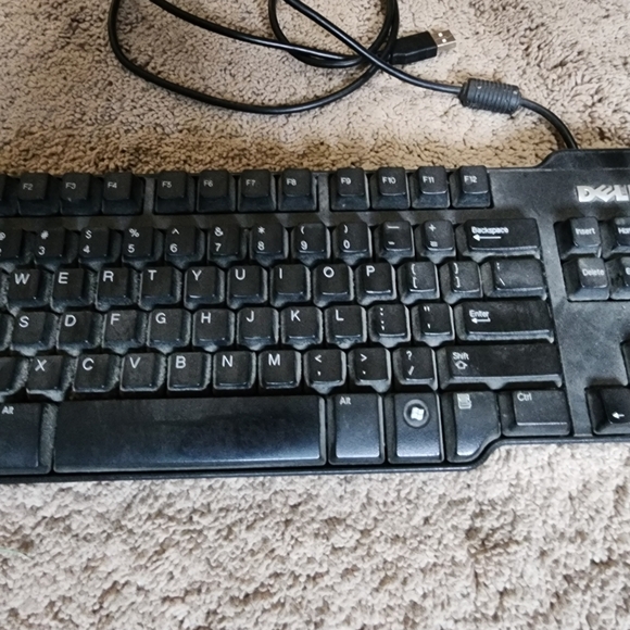 Dell Computer Keyboard Model SK-8115 Black - Picture 5 of 6